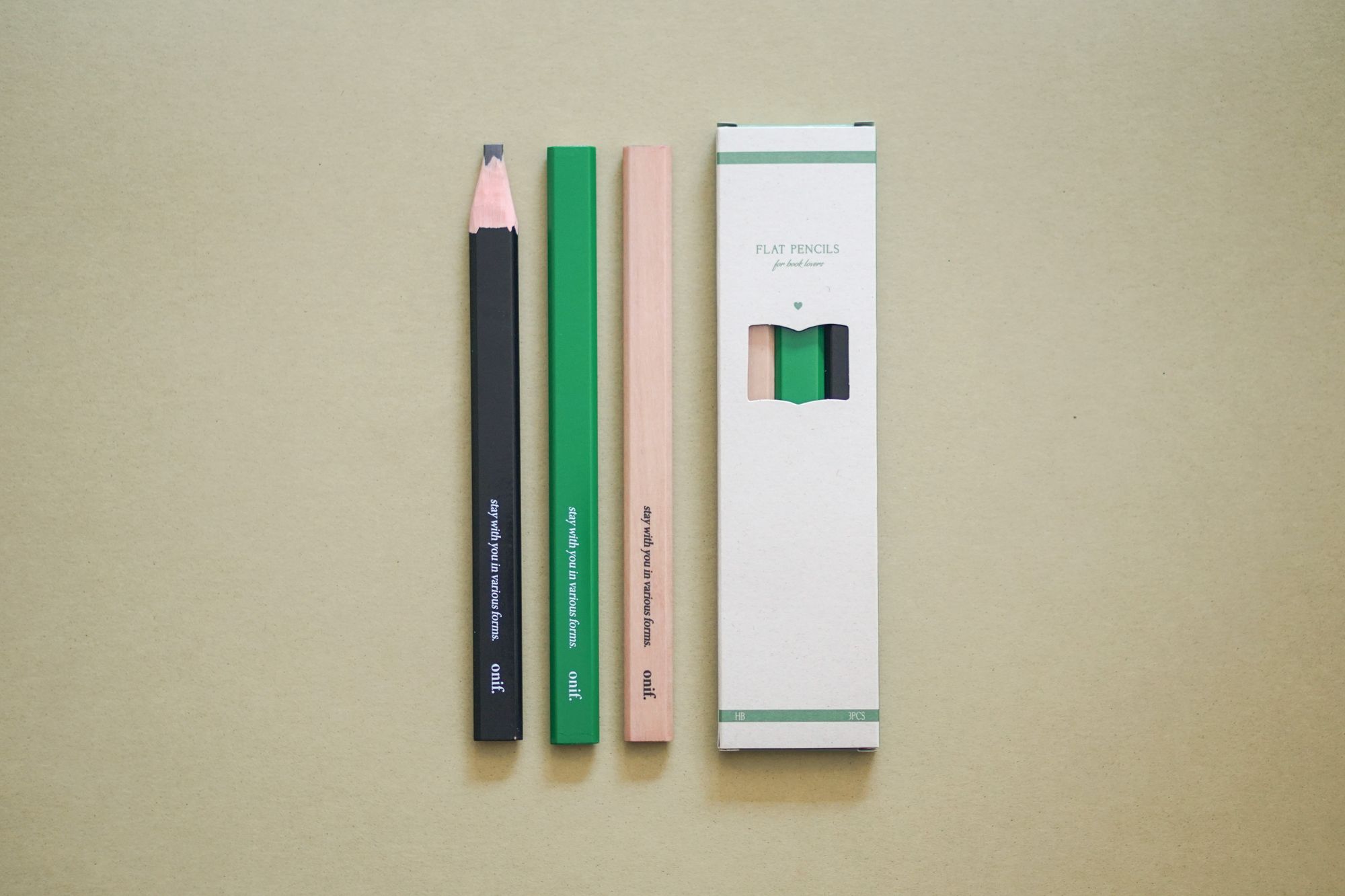 친환경 단상자 <오니프(onif)> 납작연필 패키지 제작 후기