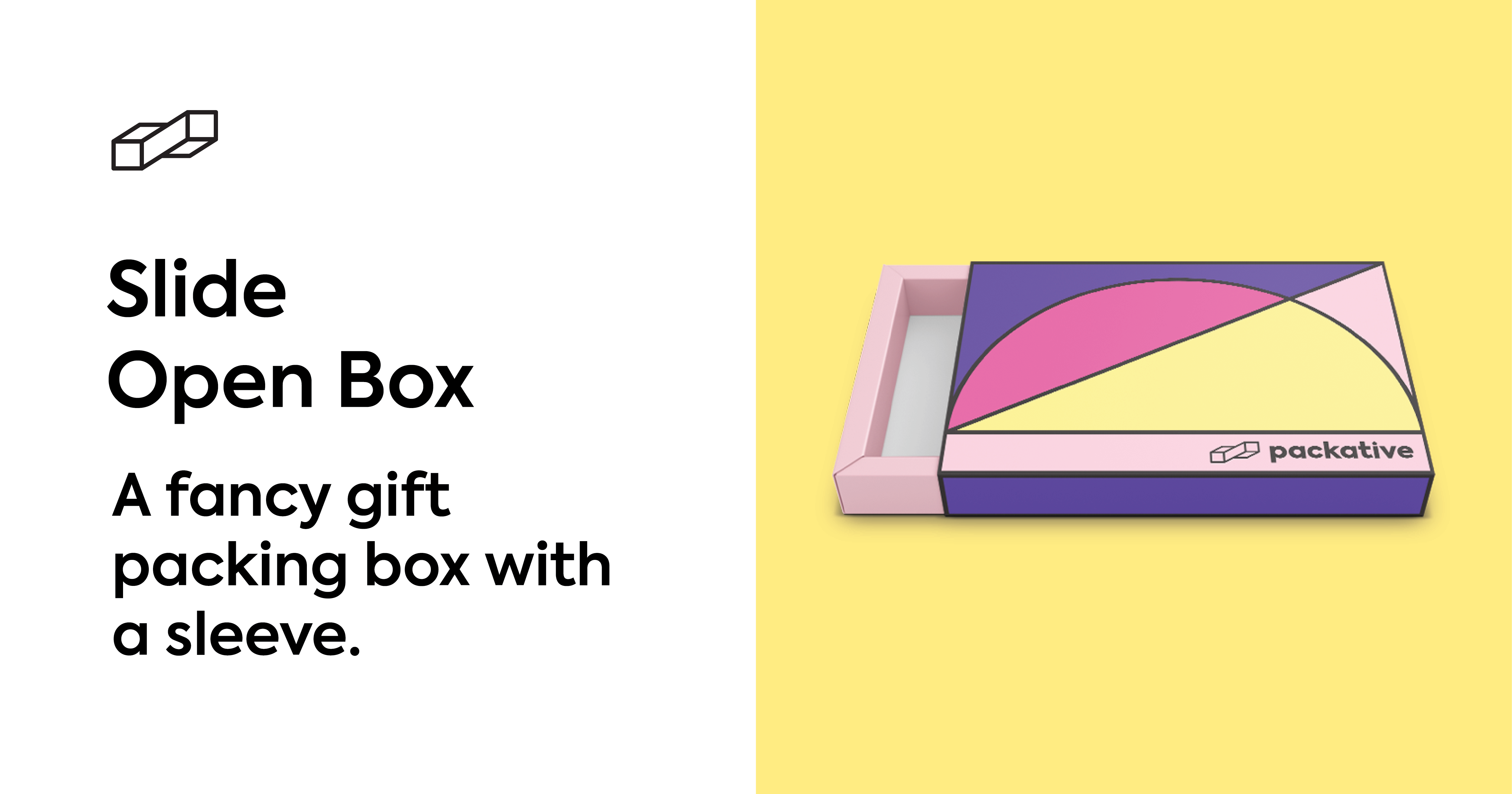 Design & order your custom slide open box 패커티브